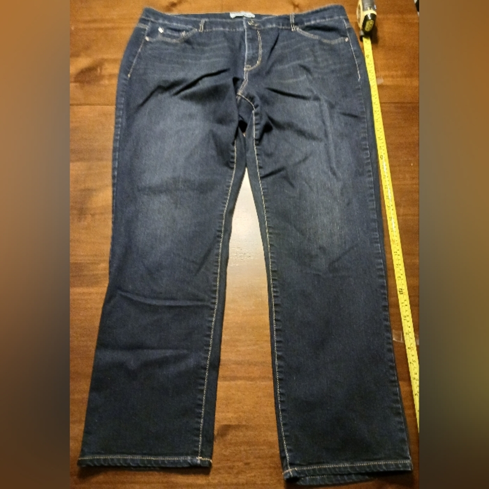 Code Bleu chelsea classic straight jeans 22w